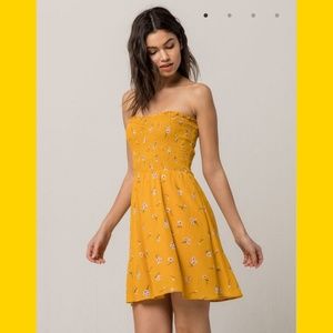 Tilly's Floral Tube Babydoll Dress